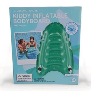 Coconut Grove Fang the Croc Inflatable Kiddy Inflatable Body Board Up To 66 Lbs